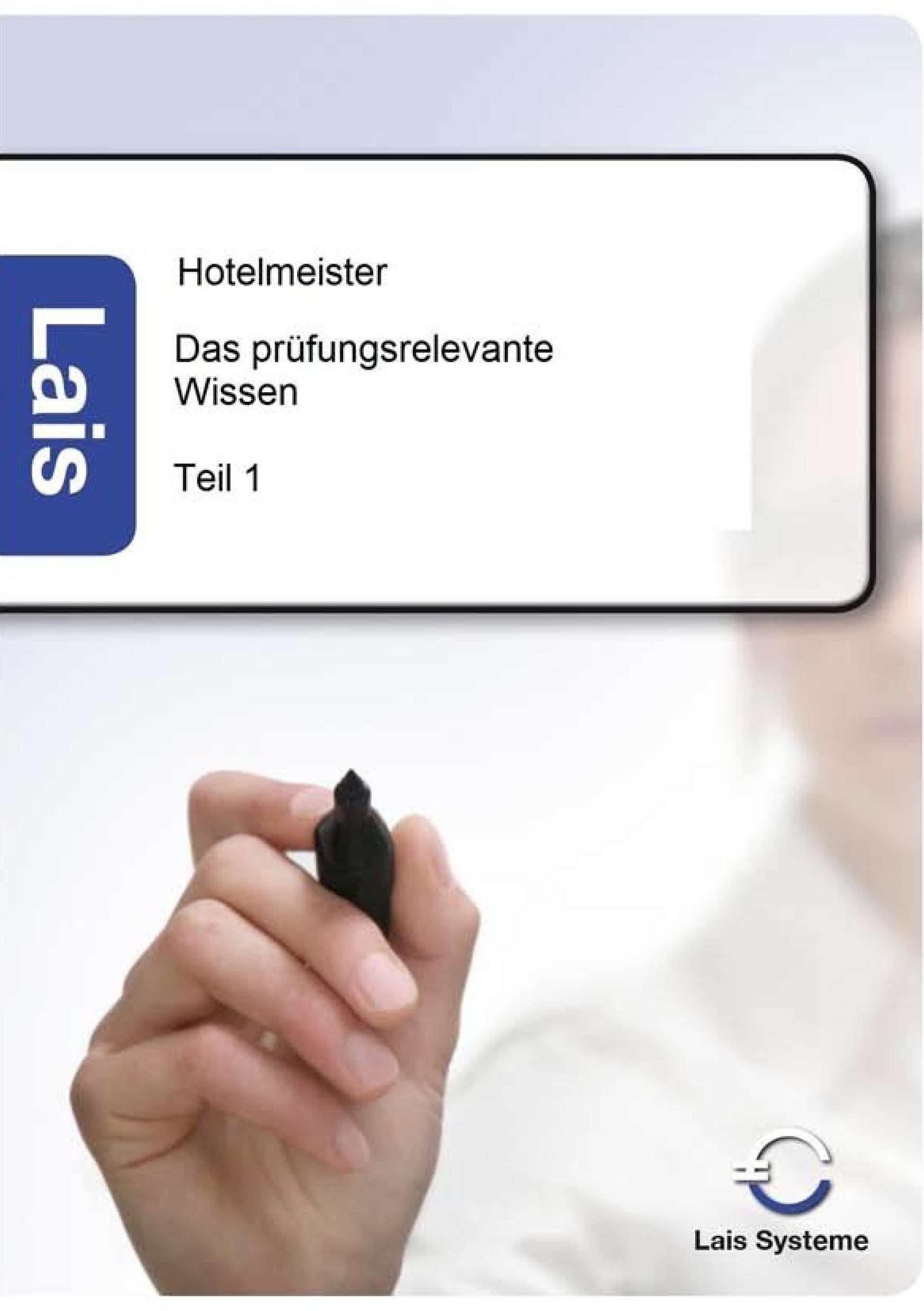 Vorderes Coverbild Hotelmeister - Das prüfungsrelevante Wissen