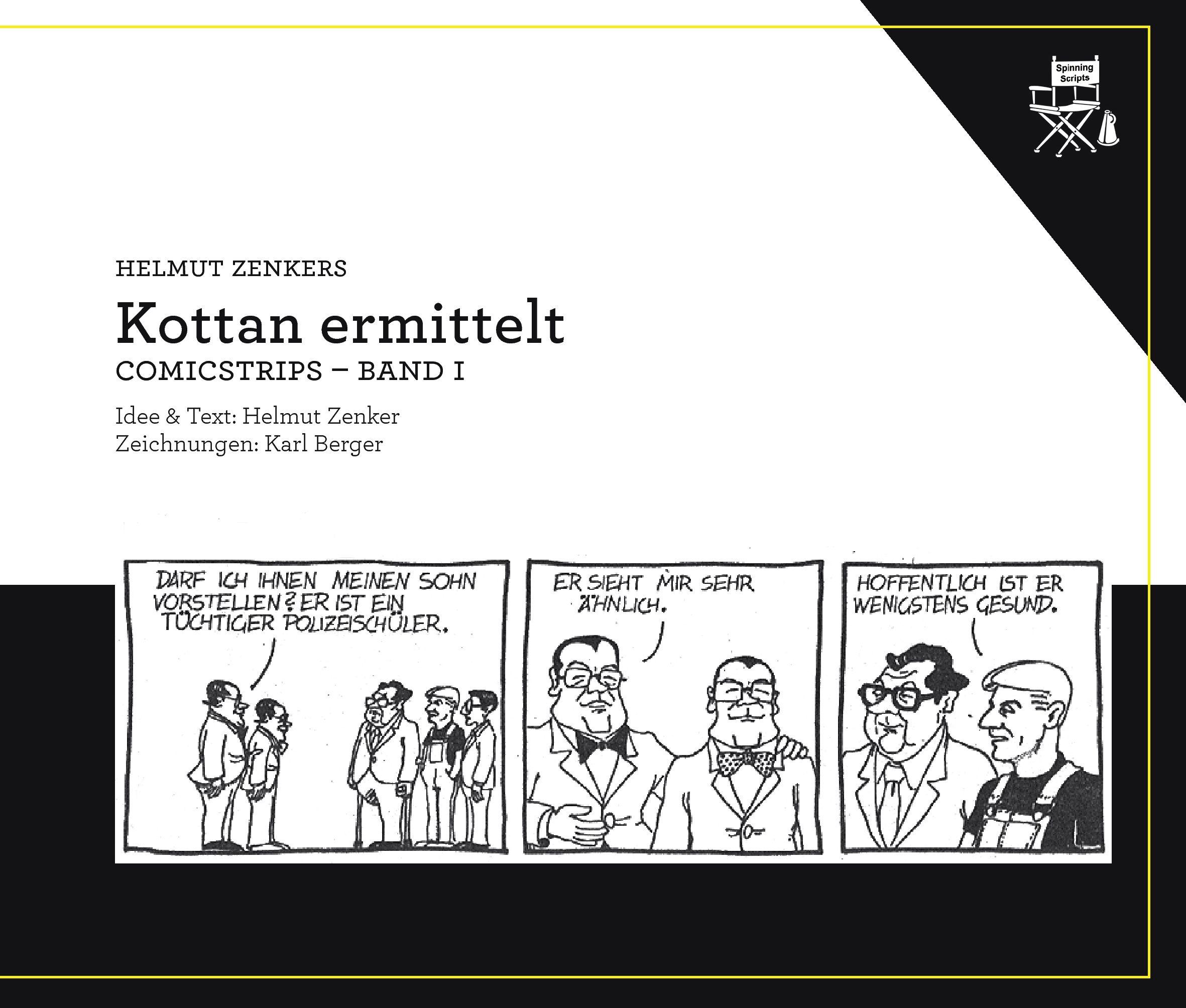 Vorderes Coverbild Kottan ermittelt - Comicstrips