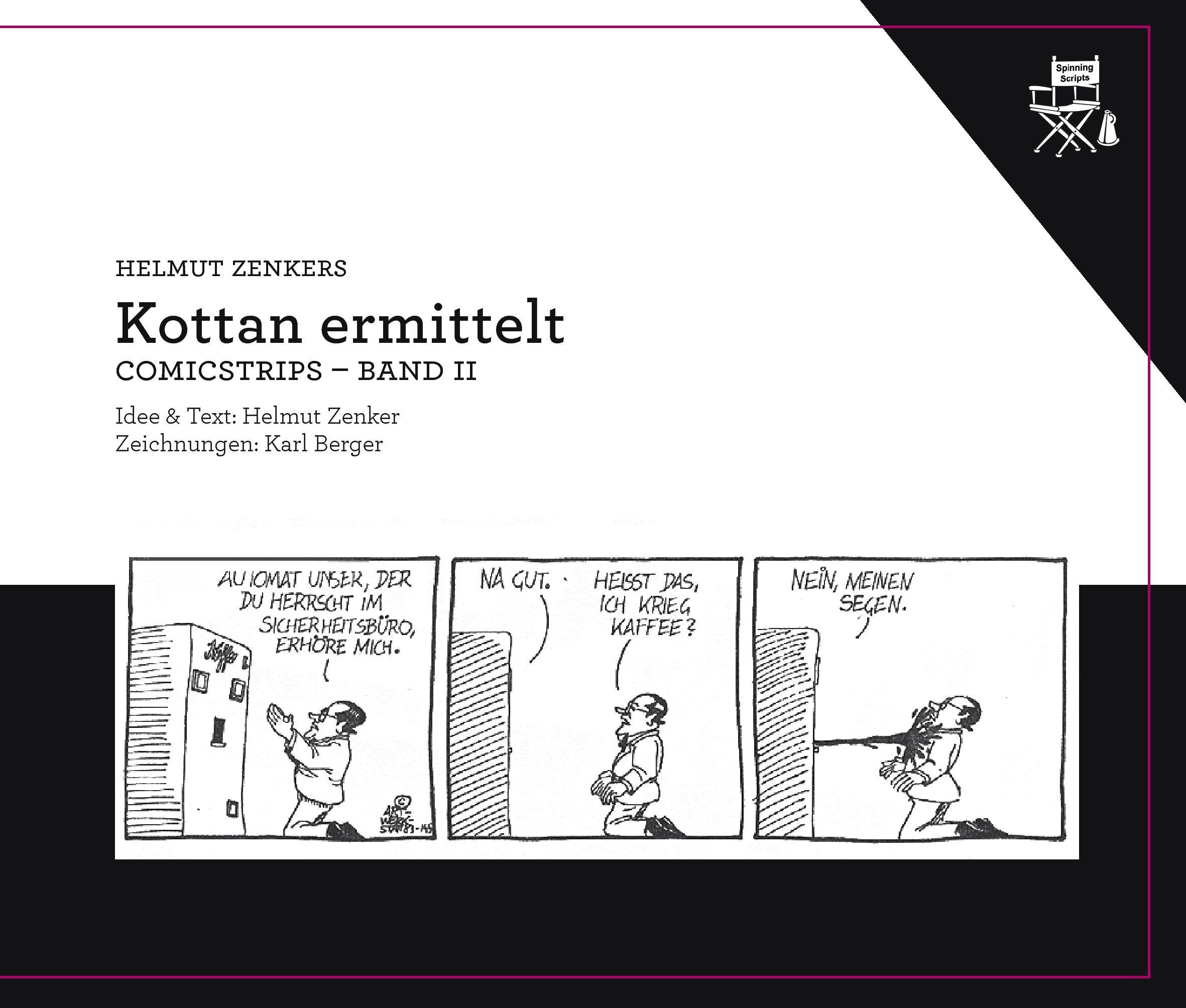 Vorderes Coverbild Kottan ermittelt - Comicstrips