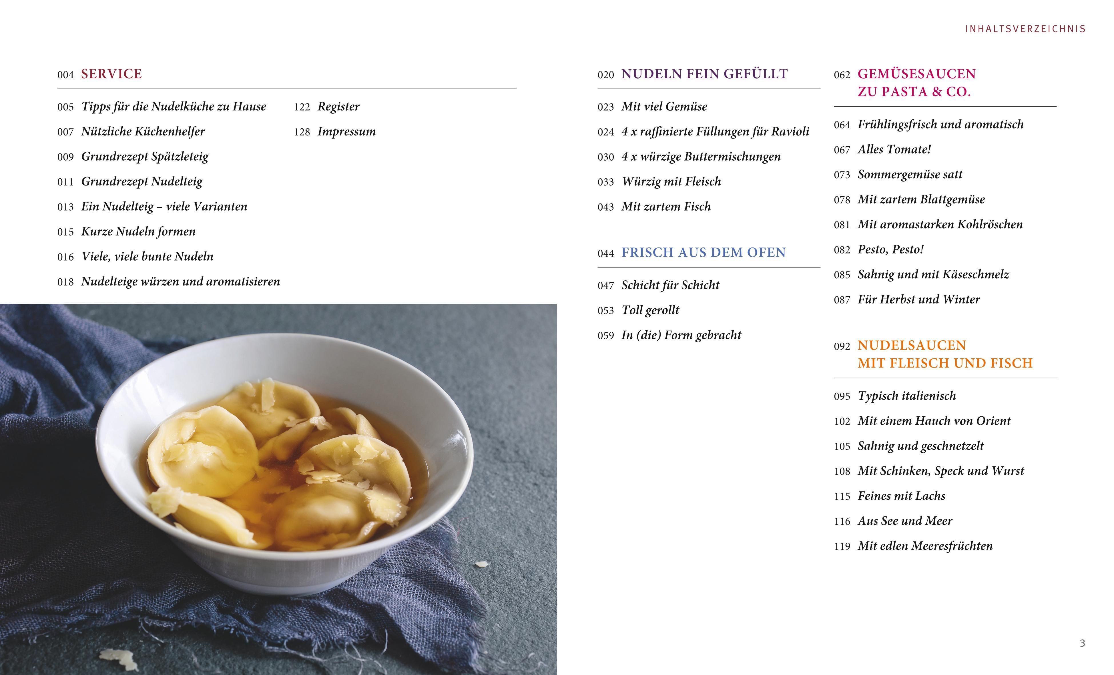 Beispielinhalt (Bild) Nudeln selbst gemacht