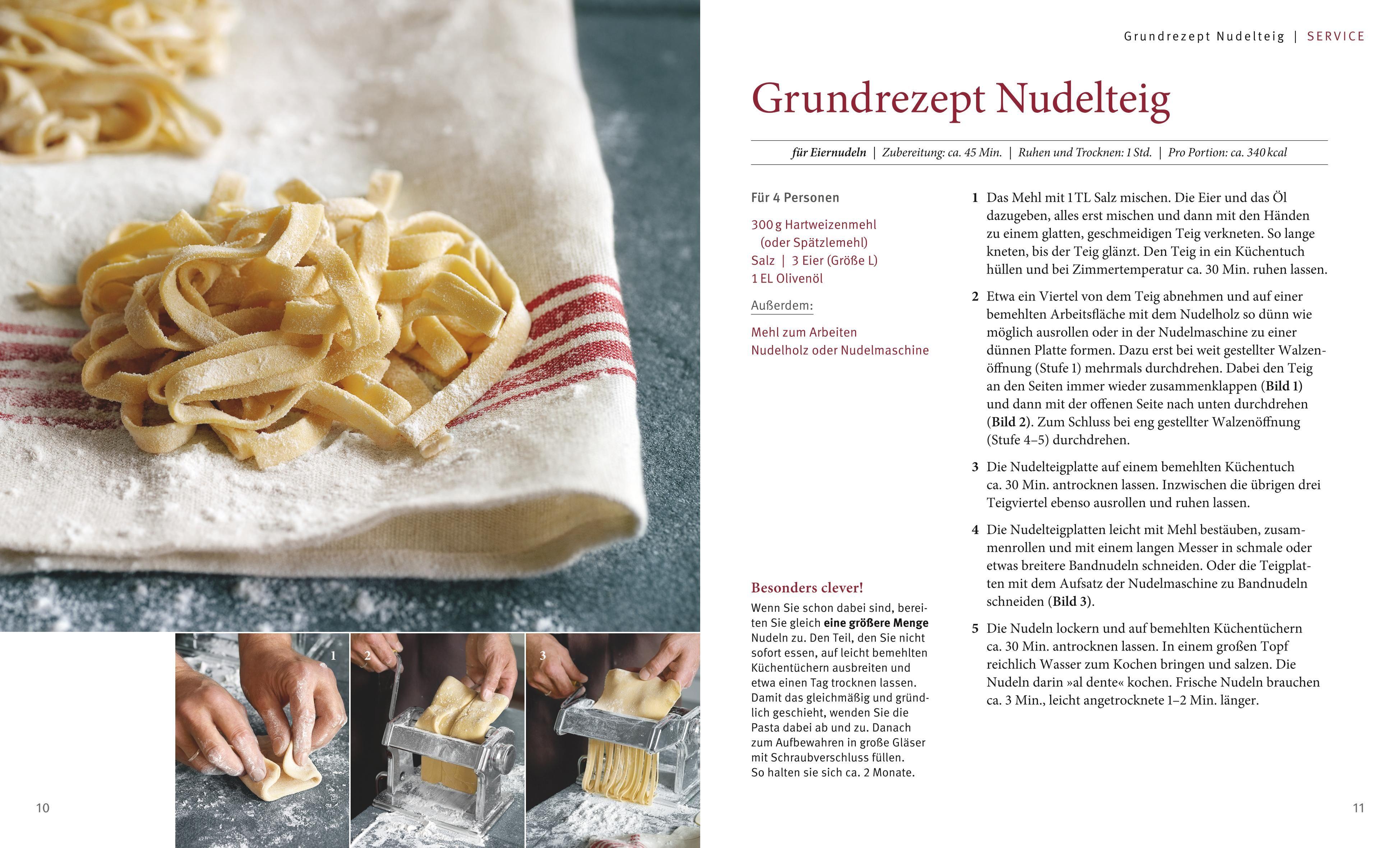 Beispielinhalt (Bild) Nudeln selbst gemacht