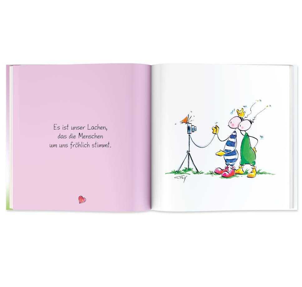 Beispielinhalt (Bild) Oups Minibuch - Ein Glücksbringer für Dich