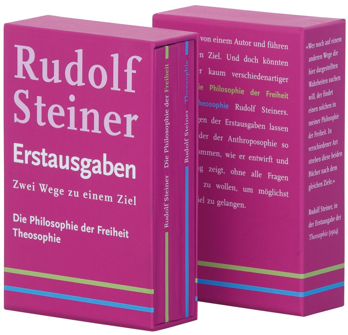 Vorderes Coverbild Zwei Wege zu einem Ziel: Die Philosophie der Freiheit (1894); Theosophie (1904)