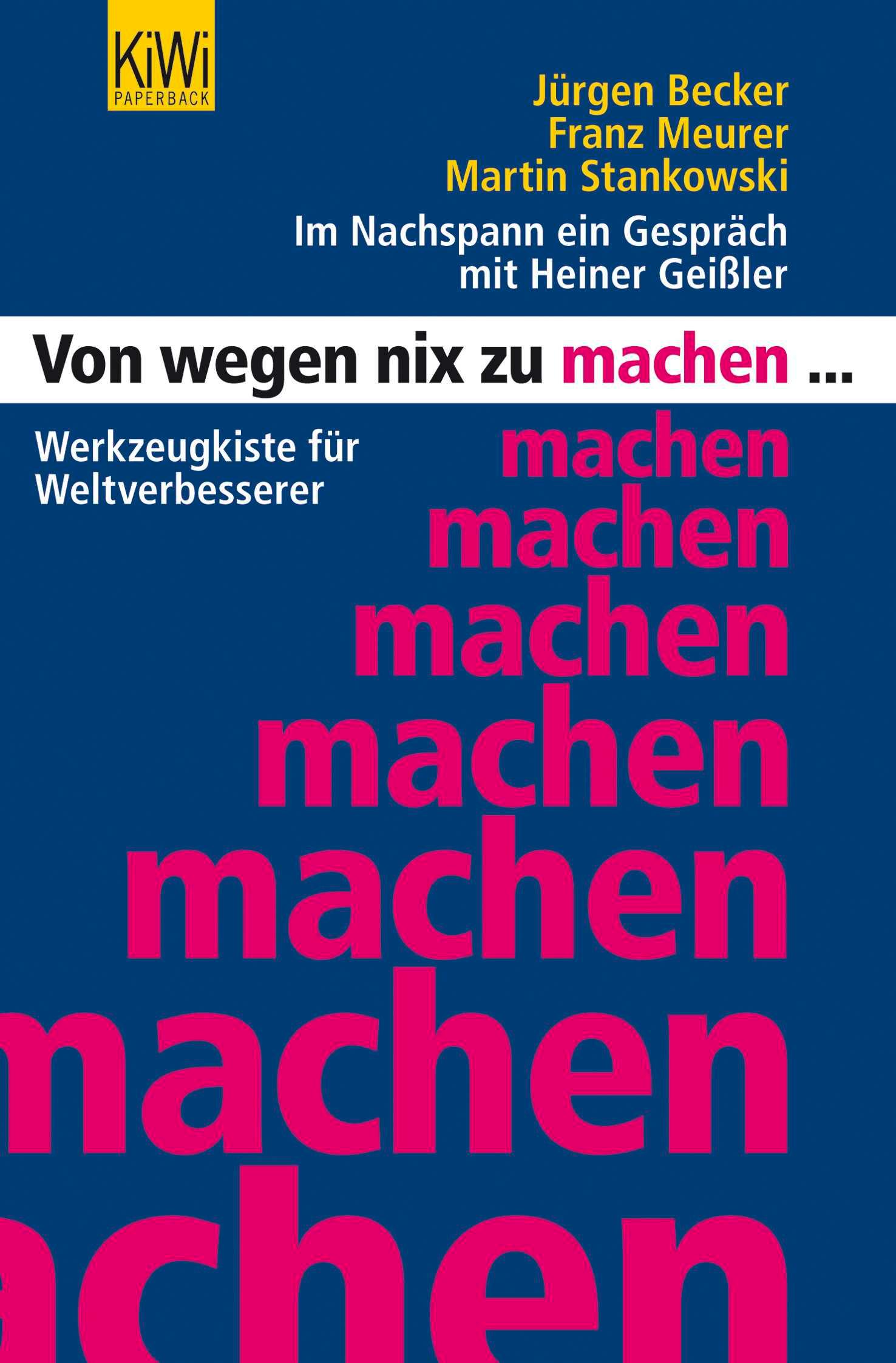 Vorderes Coverbild Von wegen nix zu machen