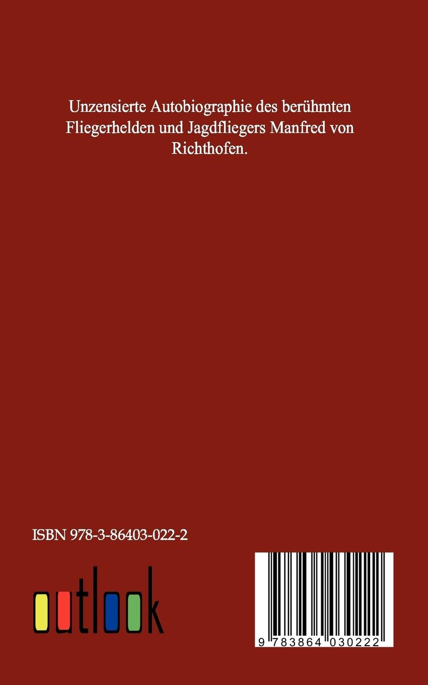 Rückseitencover Der rote Kampfflieger