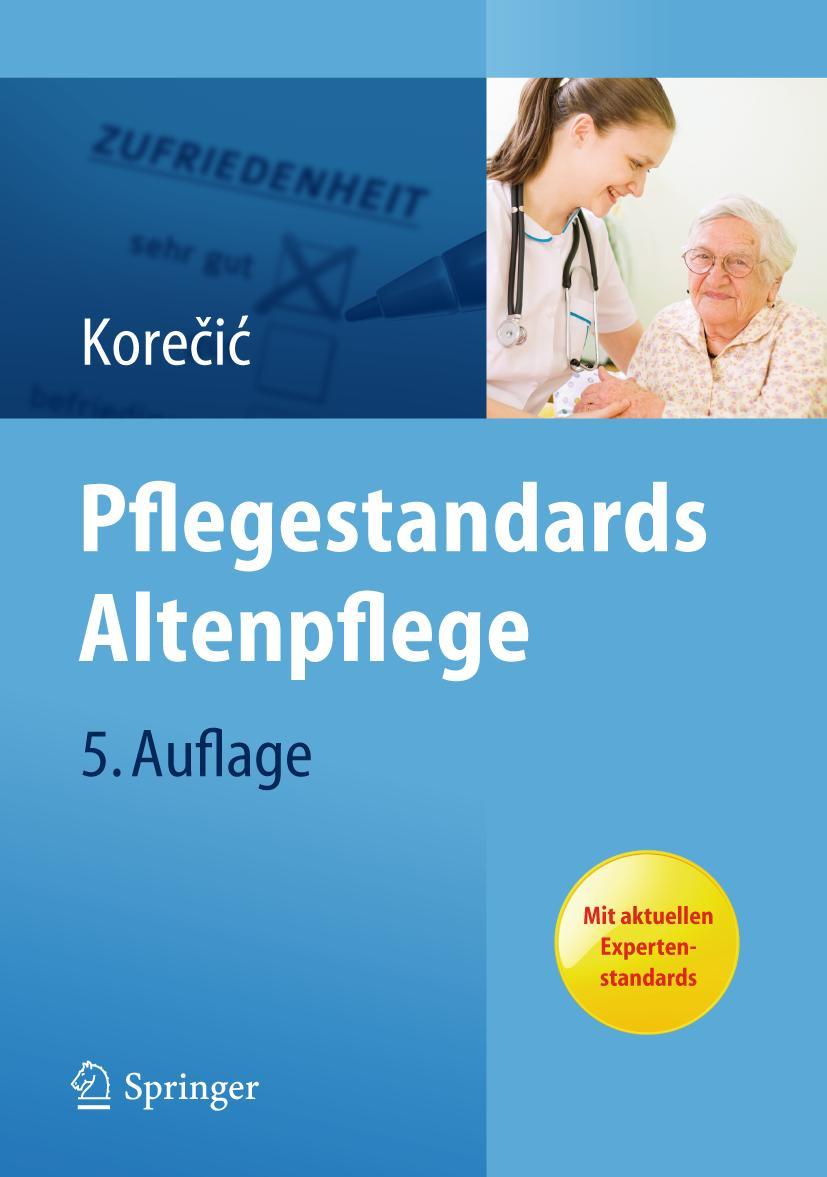 Vorderes Coverbild Pflegestandards Altenpflege