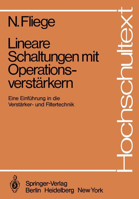 Vorderes Coverbild Lineare Schaltungen mit Operationsverstärkern