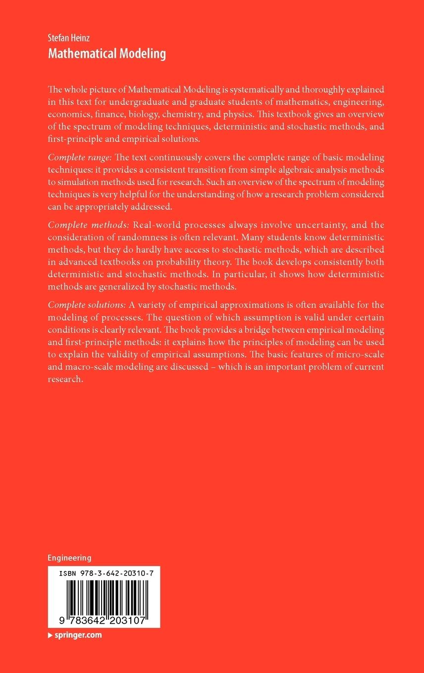 Rückseitencover Mathematical Modeling