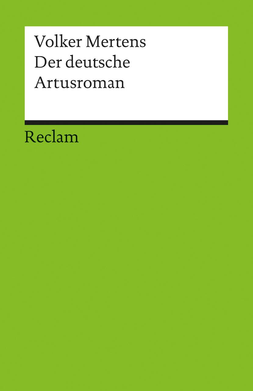 Vorderes Coverbild Der deutsche Artusroman