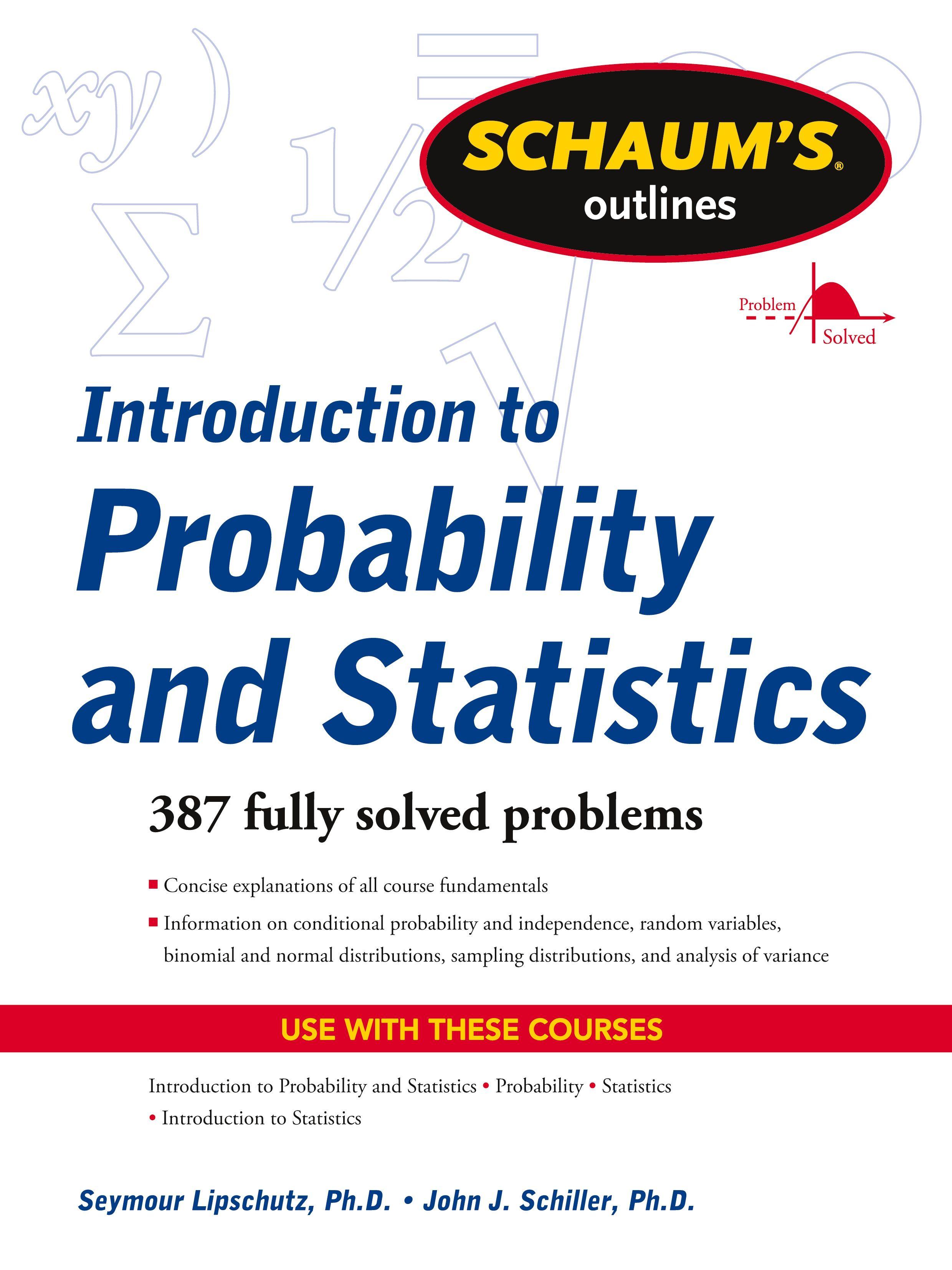 Vorderes Coverbild SO INTRO PROB&STATISTICS REV