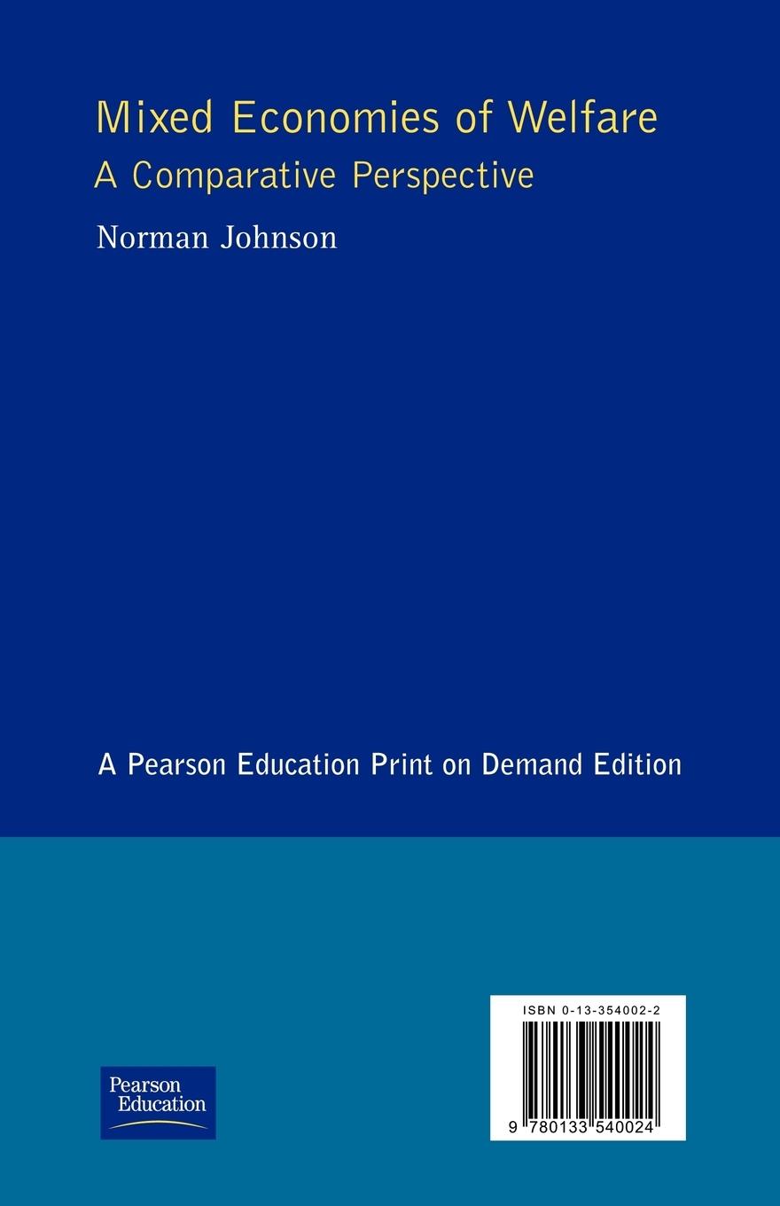 Rückseitencover Mixed Economies Welfare