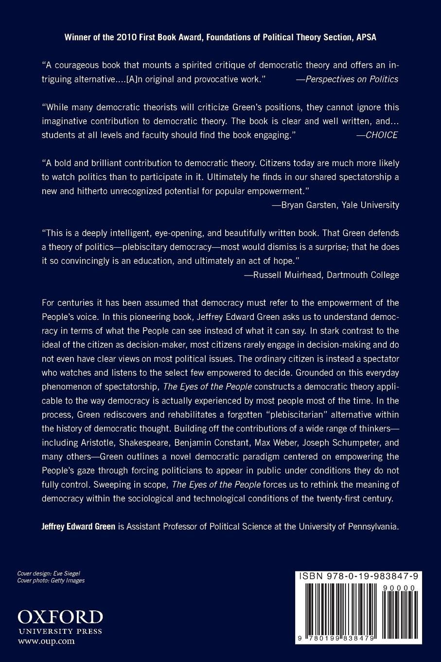 Rückseitencover Eyes of the People