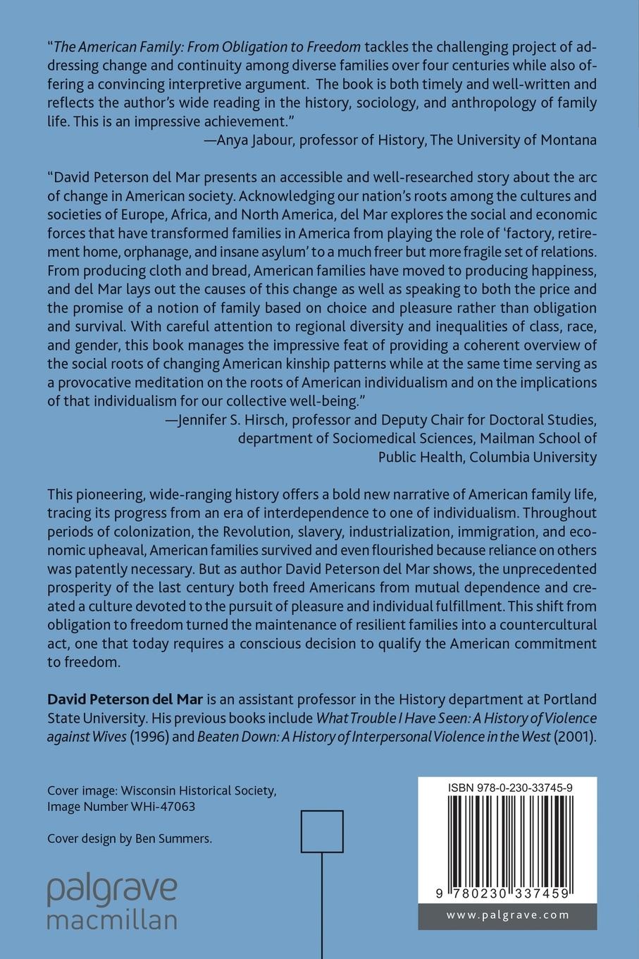 Rückseitencover The American Family