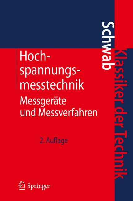 Vorderes Coverbild Hochspannungsmesstechnik