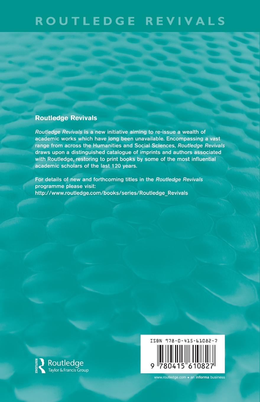 Rückseitencover Political Argument (Routledge Revivals)