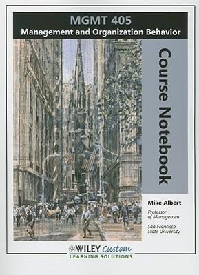 Vorderes Coverbild MGMT 405 Course Notebook