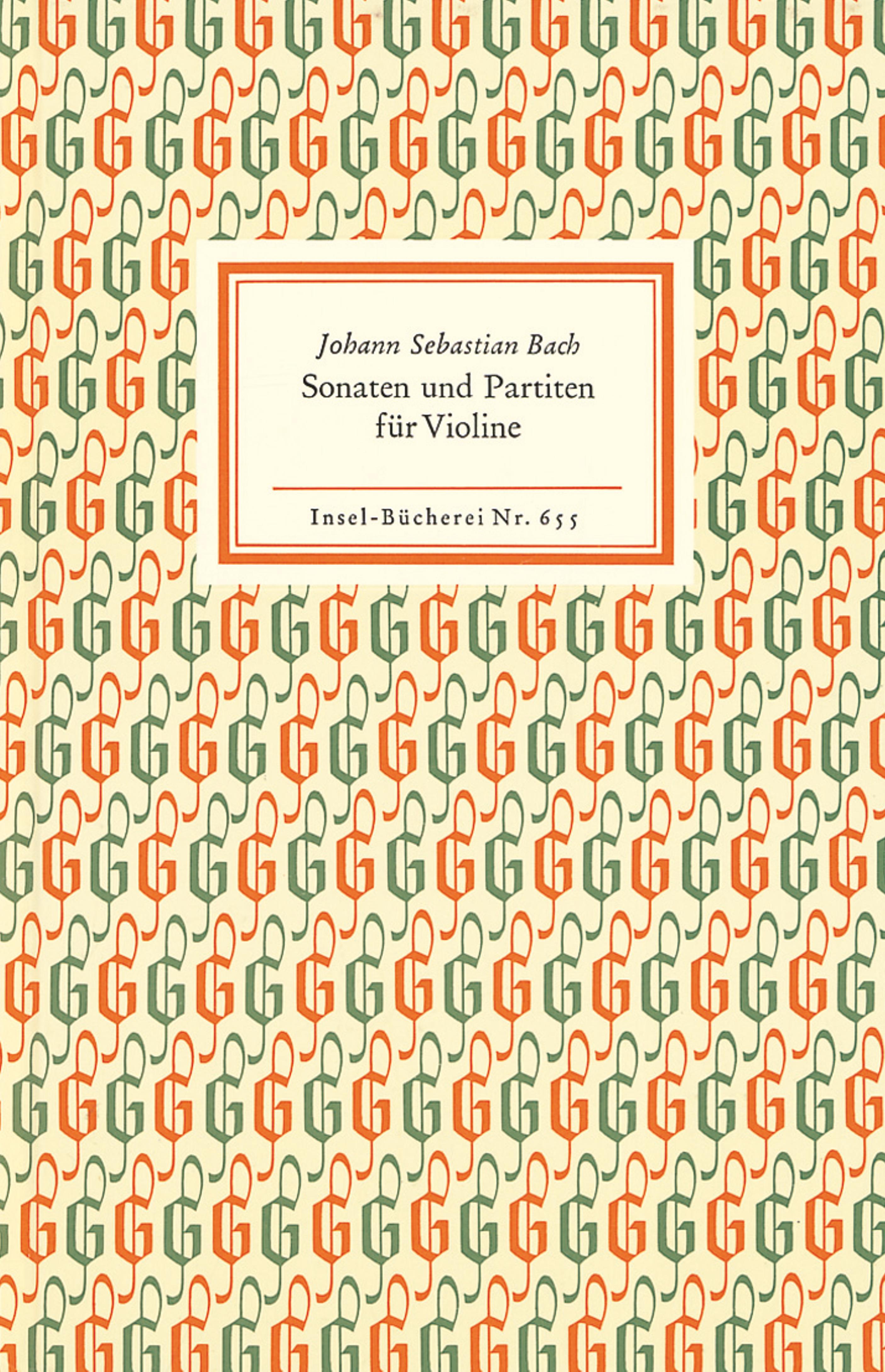 Vorderes Coverbild Sonaten und Partiten für Violine allein