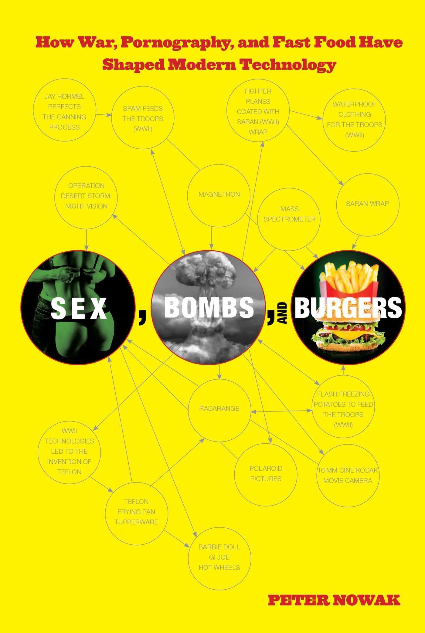 Vorderes Coverbild Sex, Bombs, and Burgers