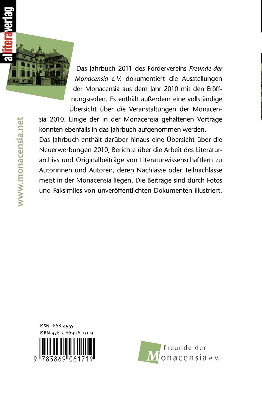 Rückseitencover Freunde der Monacensia e.V.