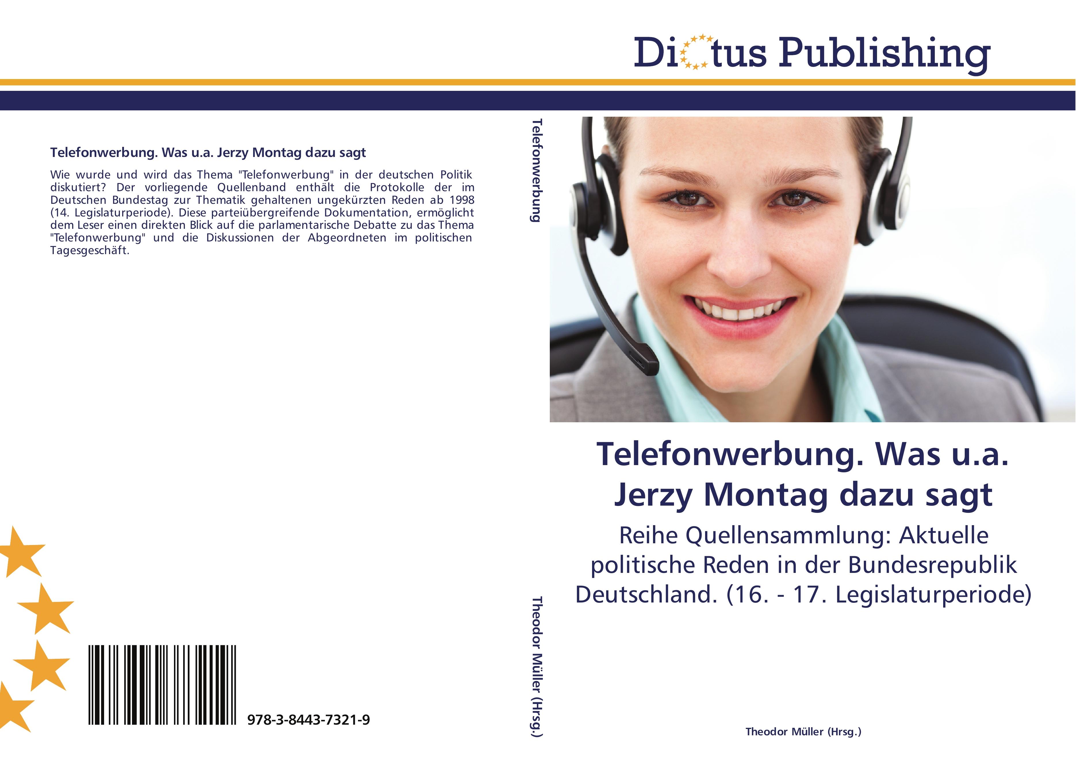 Vorderes Coverbild Telefonwerbung. Was u.a. Jerzy Montag dazu sagt