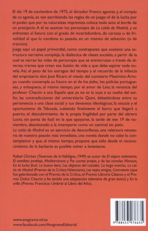 Rückseitencover La caída de Madrid
