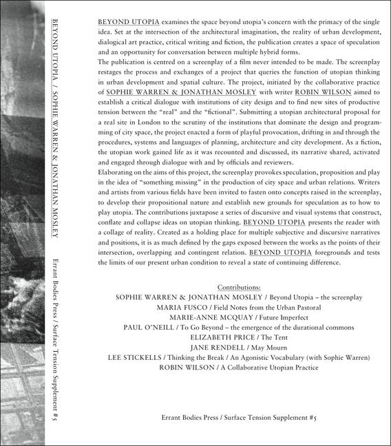 Vorderes Coverbild Surface Tension Supplement No. 5