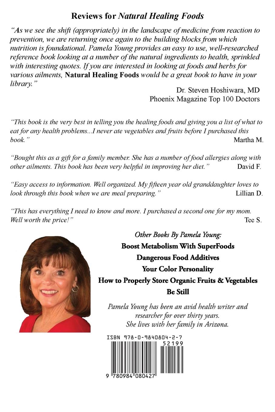 Rückseitencover Natural Healing Foods