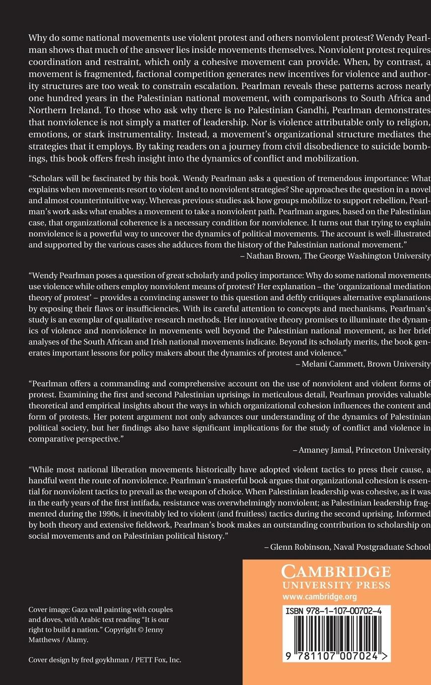 Rückseitencover Violence, Nonviolence, and the Palestinian National Movement