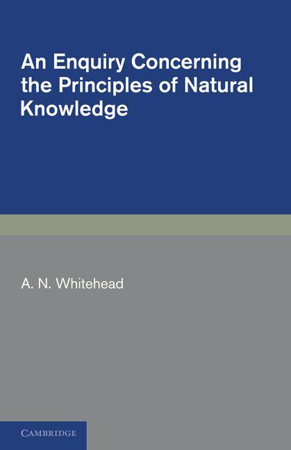 Vorderes Coverbild An Enquiry Concerning the Principles of Natural Knowledge