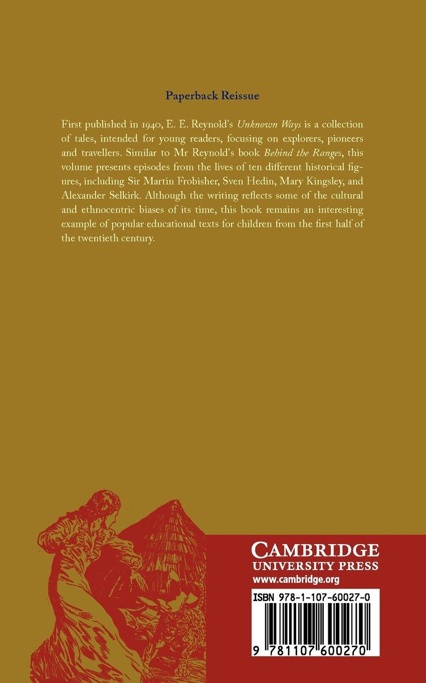 Rückseitencover Unknown Ways