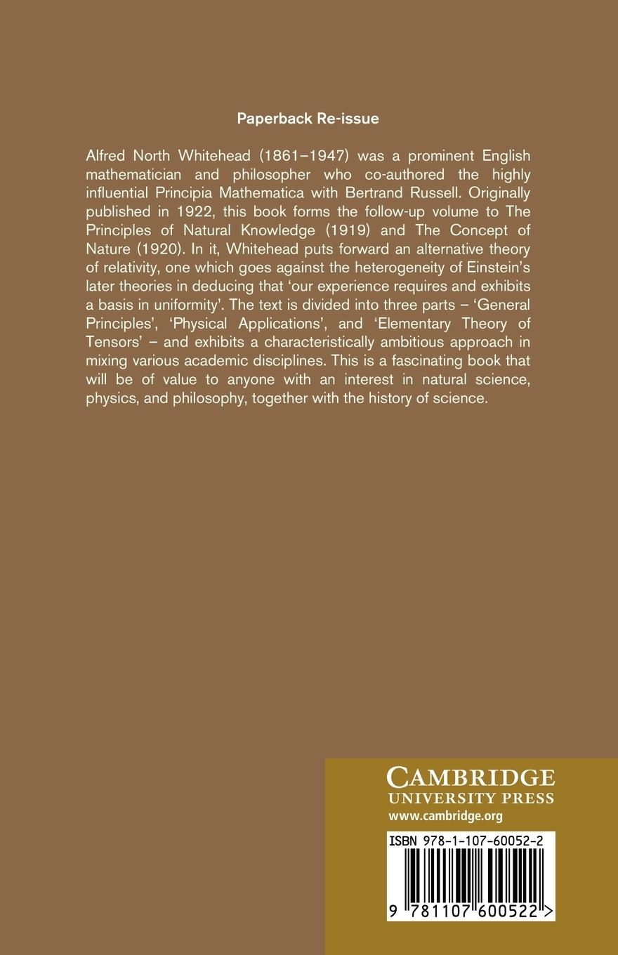 Rückseitencover The Principle of Relativity