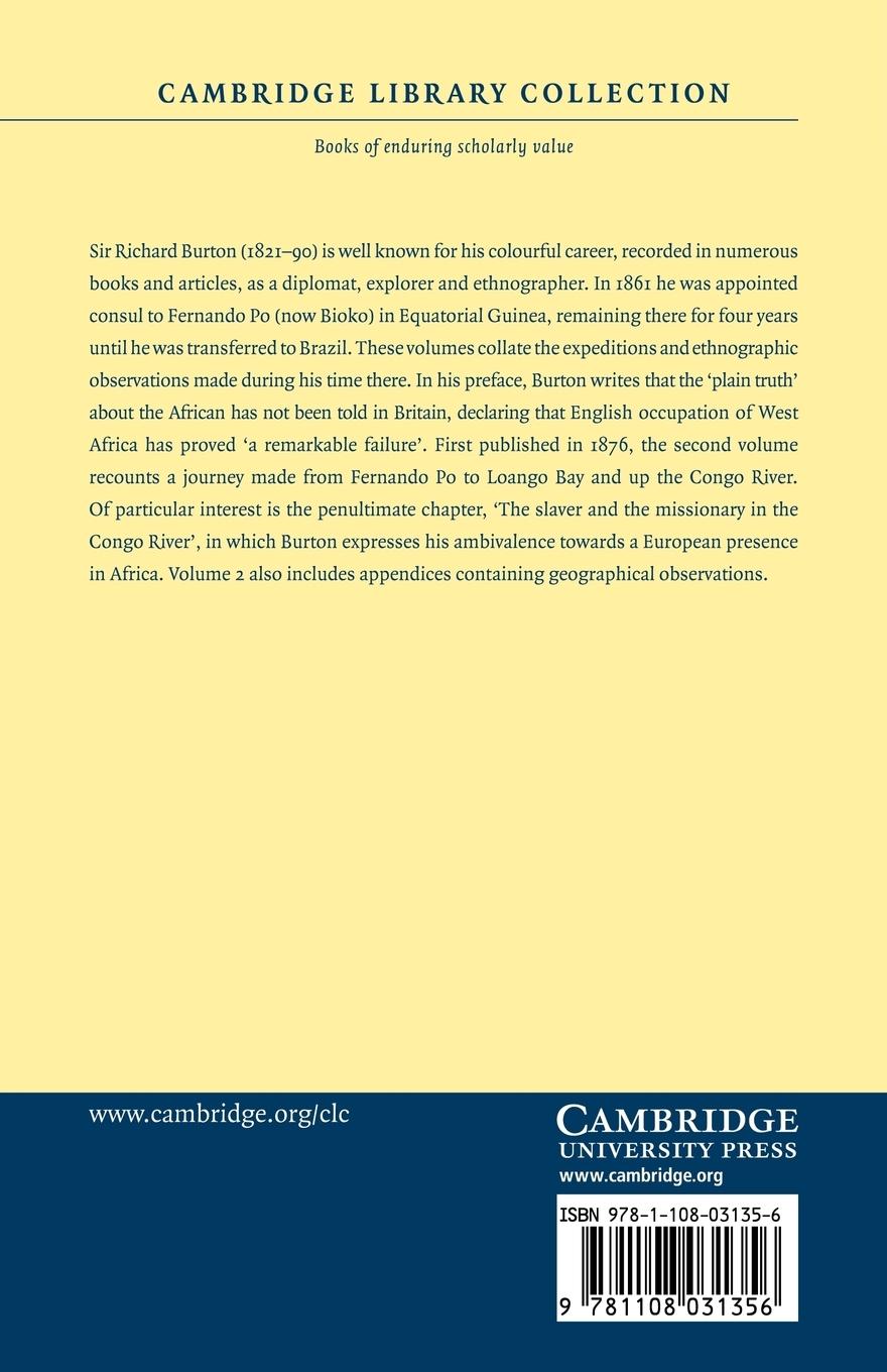 Rückseitencover Two Trips to Gorilla Land and the Cataracts of the Congo - Volume             2