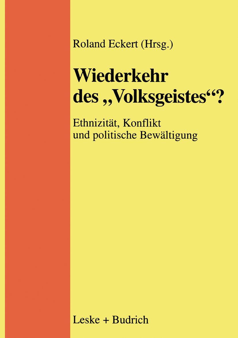 Vorderes Coverbild Wiederkehr des "Volksgeistes"?