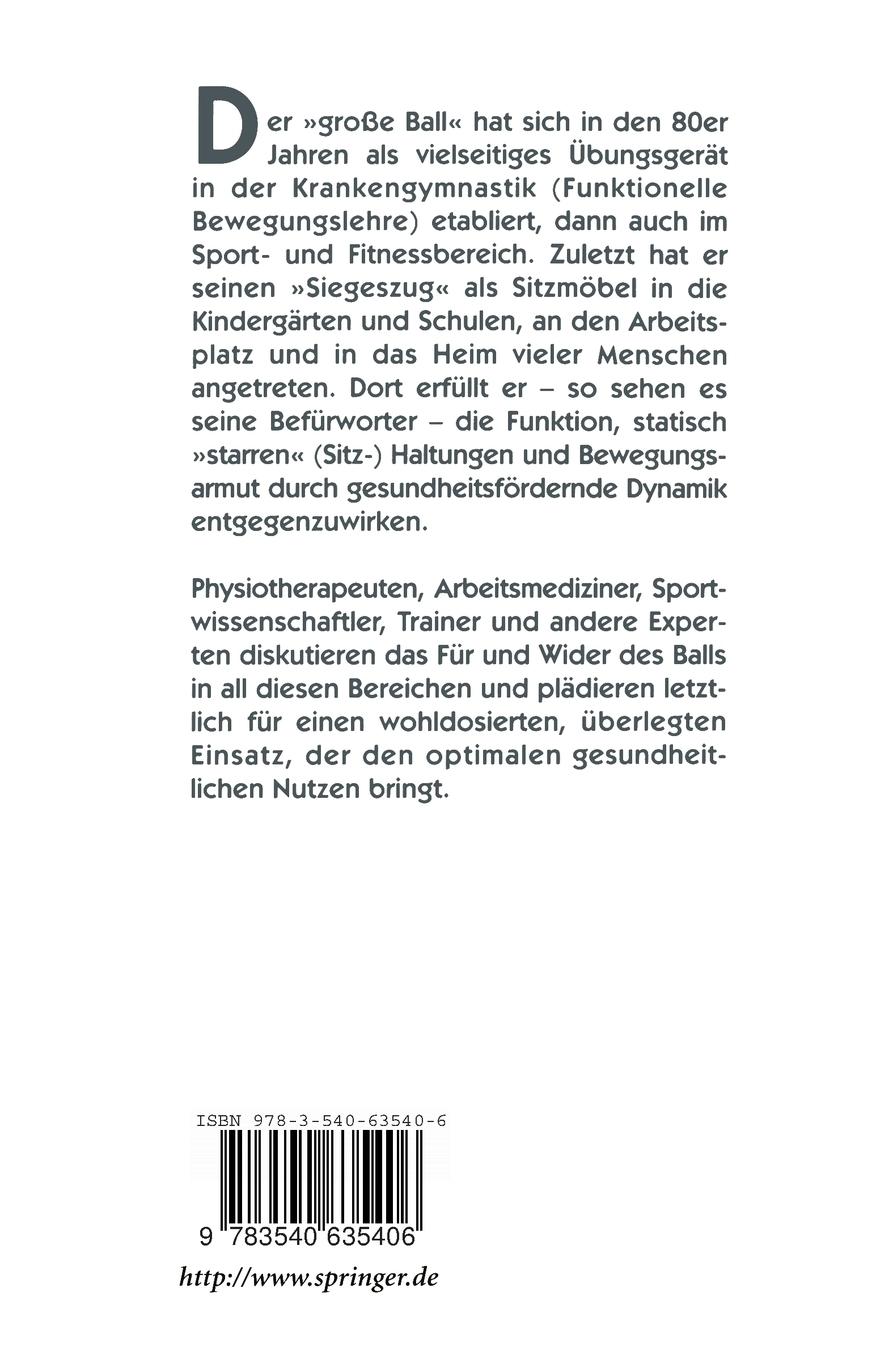 Rückseitencover Der große Ball - eine runde Sache?