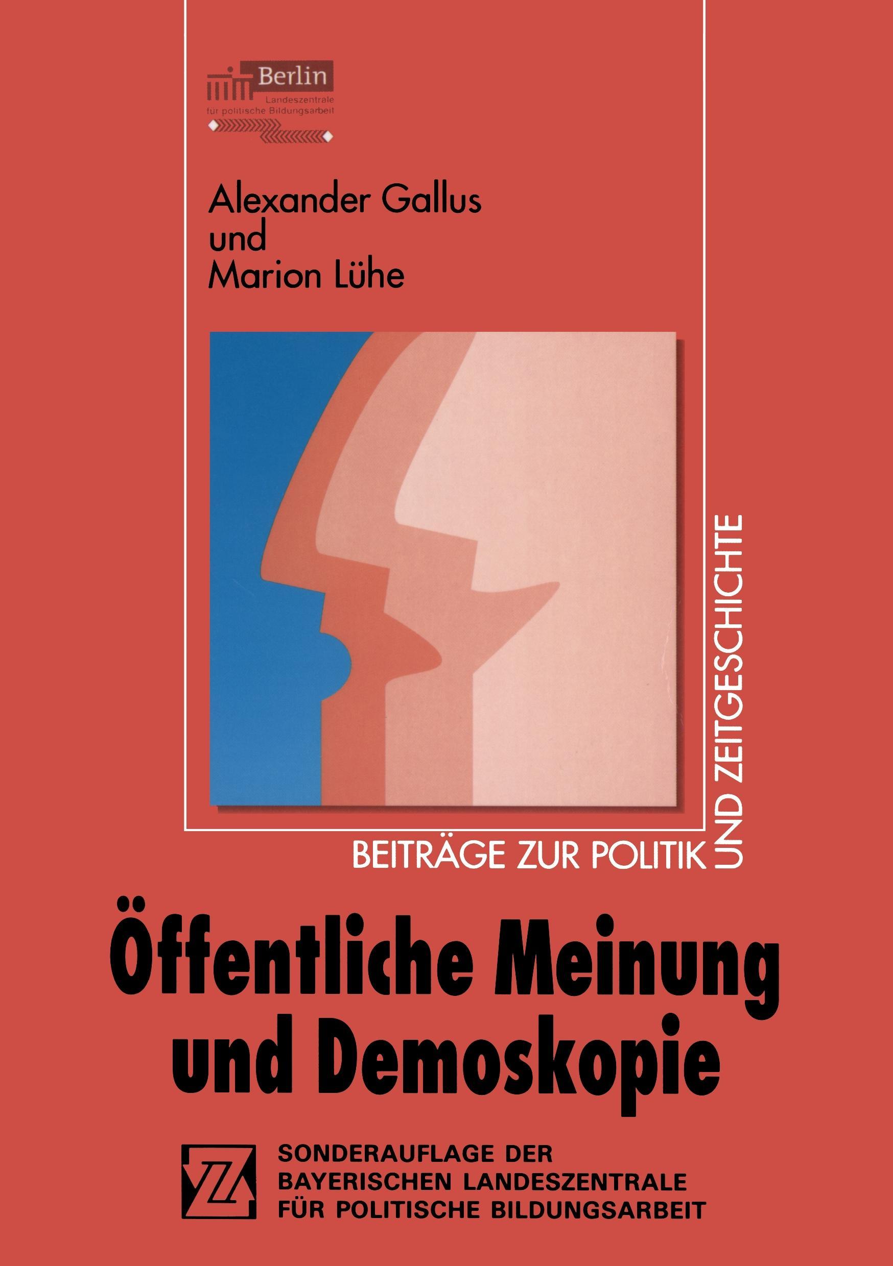 Vorderes Coverbild Öffentliche Meinung und Demoskopie