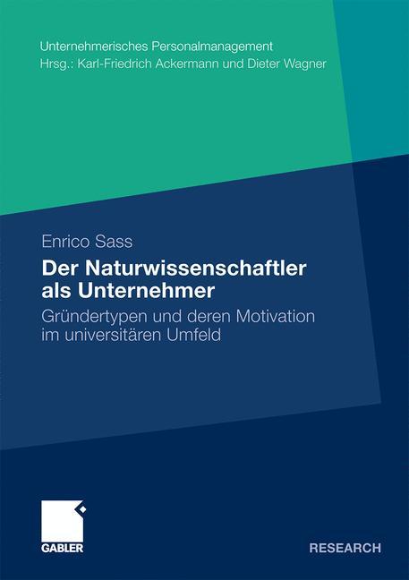 Vorderes Coverbild Der Naturwissenschaftler als Unternehmer