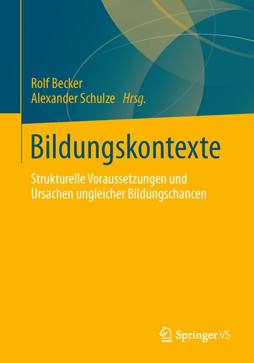 Vorderes Coverbild Bildungskontexte