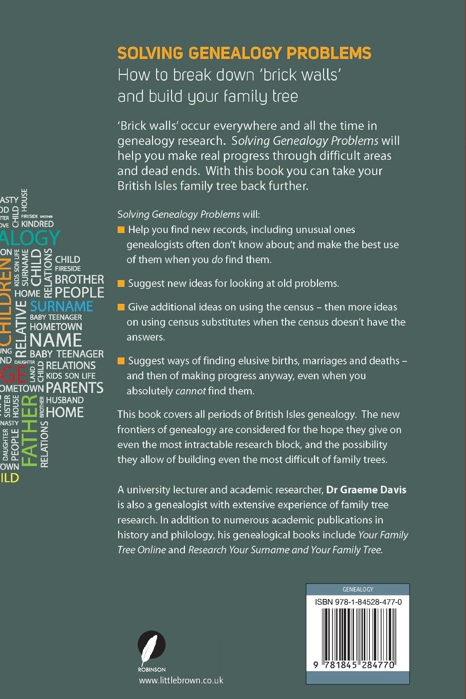 Rückseitencover Solving Genealogy Problems