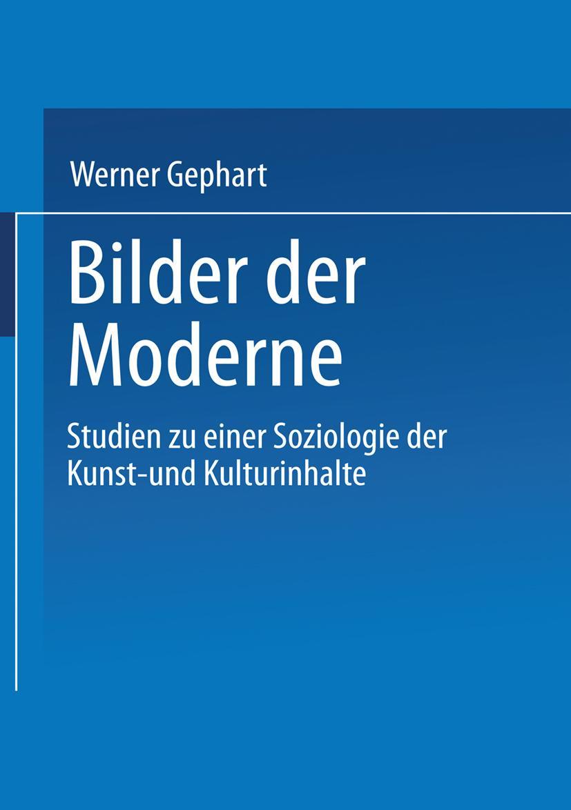 Vorderes Coverbild Bilder der Moderne