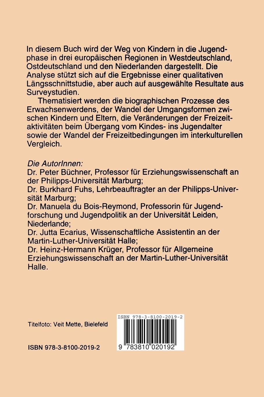 Rückseitencover Teenie-Welten