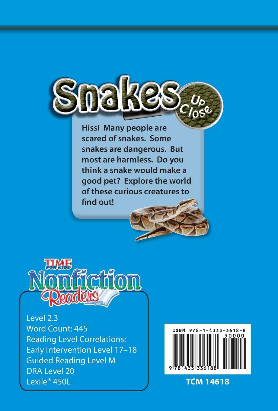 Rückseitencover Snakes Up Close