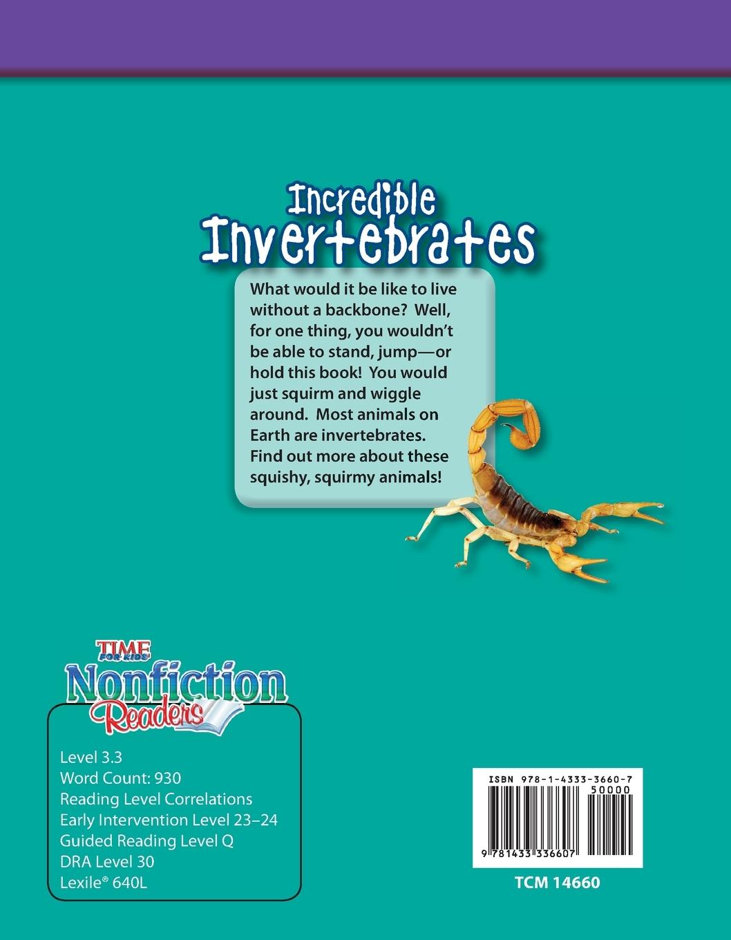 Rückseitencover Incredible Invertebrates