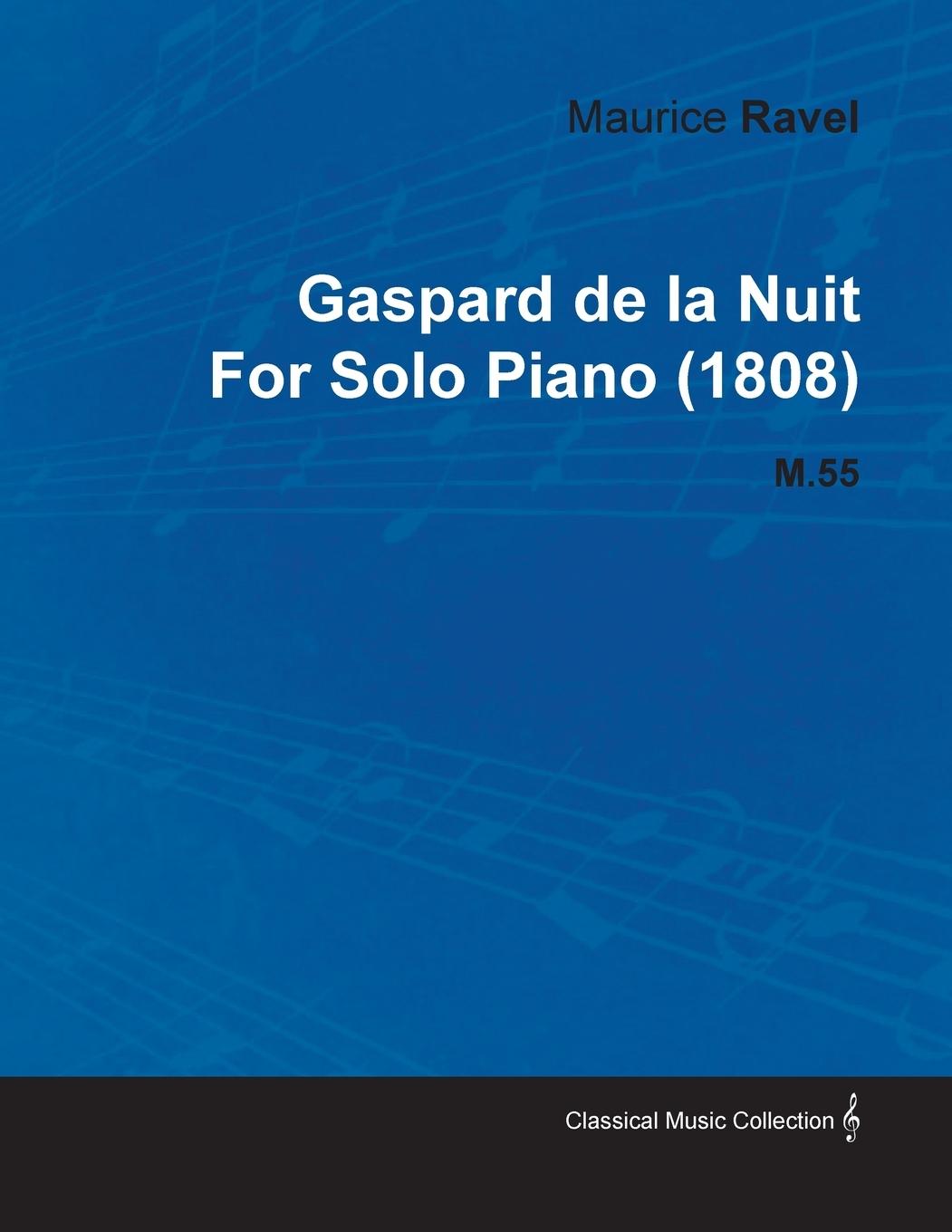 Vorderes Coverbild Gaspard de La Nuit by Maurice Ravel for Solo Piano (1808) M.55