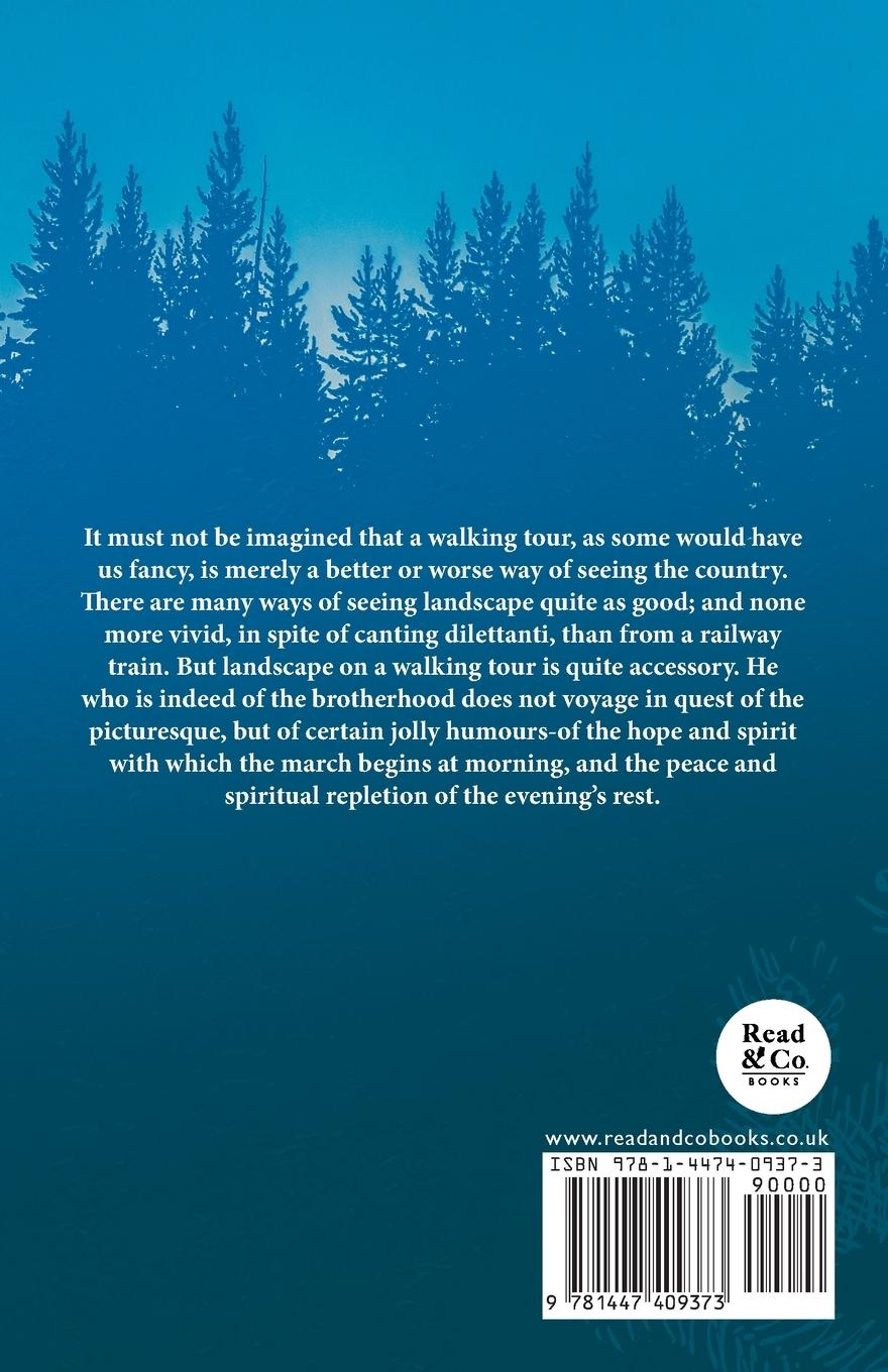 Rückseitencover Robert Louis Stevenson's Thoughts on Walking - Walking Tours - A Night Among the Pines - Forest Notes