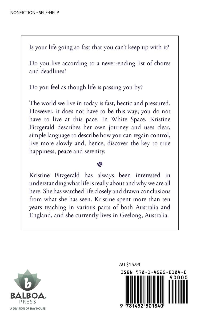 Rückseitencover White Space