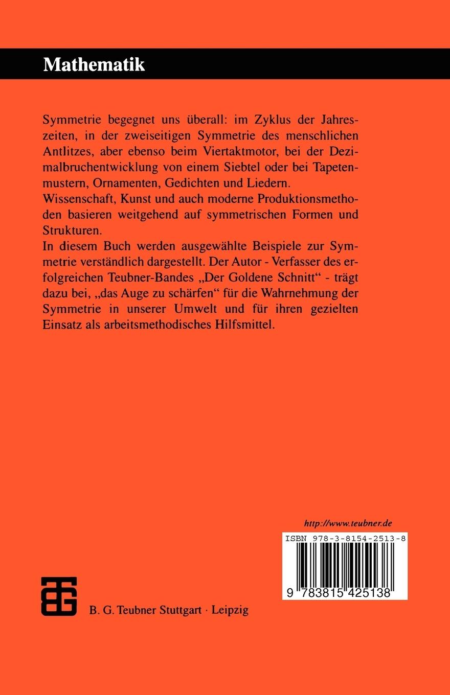 Rückseitencover Symmetrie