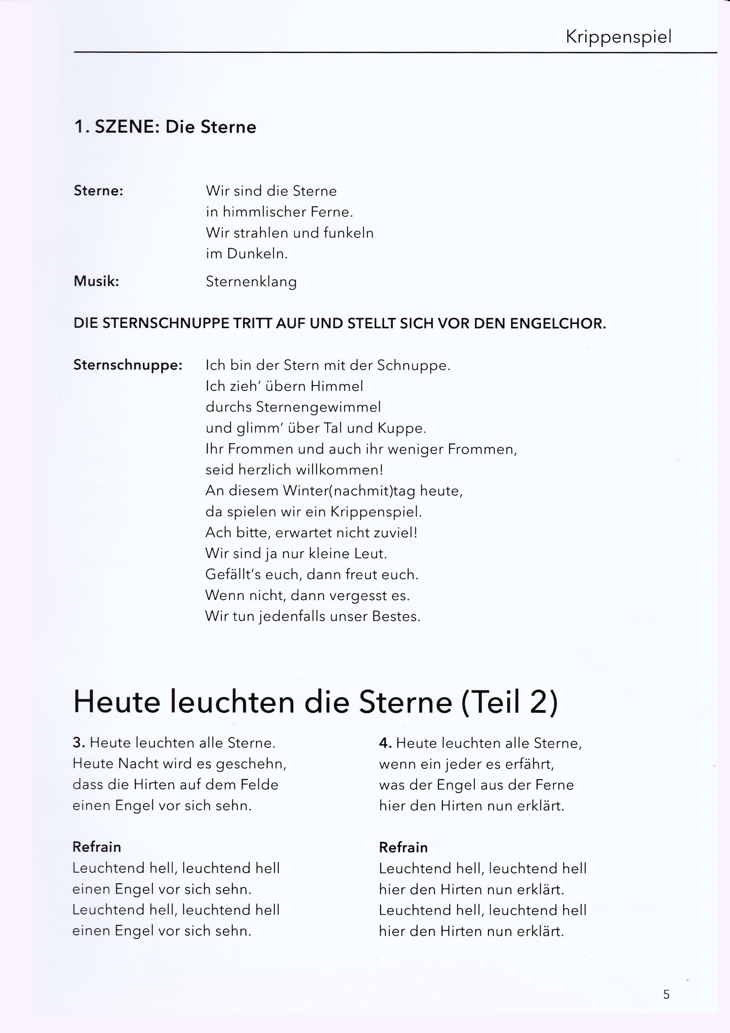 Beispielinhalt (Bild) Der Stern von Bethlehem