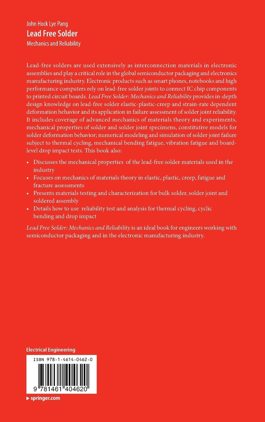 Rückseitencover Lead Free Solder