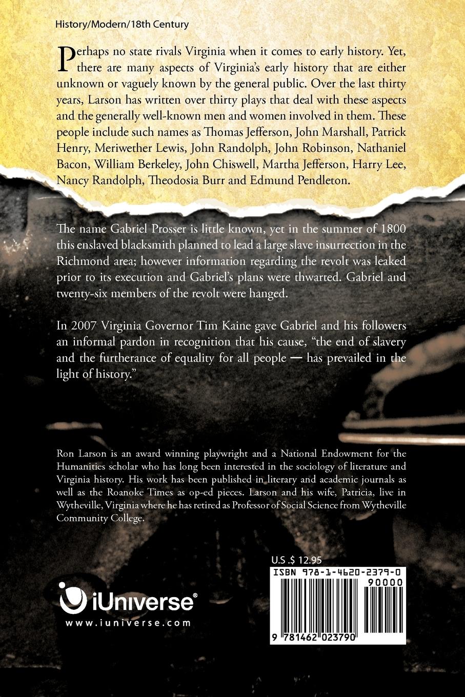 Rückseitencover Gabriel's Insurrection