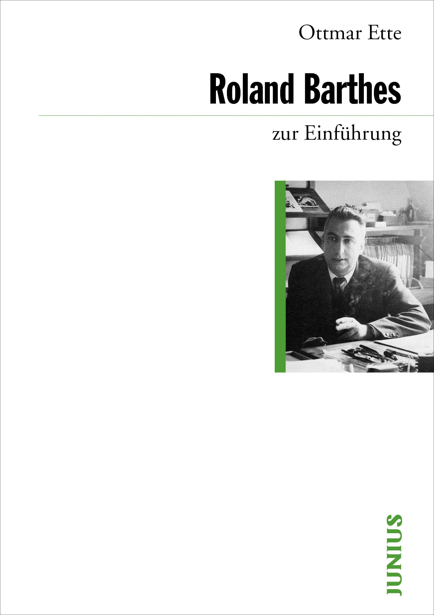 Vorderes Coverbild Roland Barthes zur Einführung